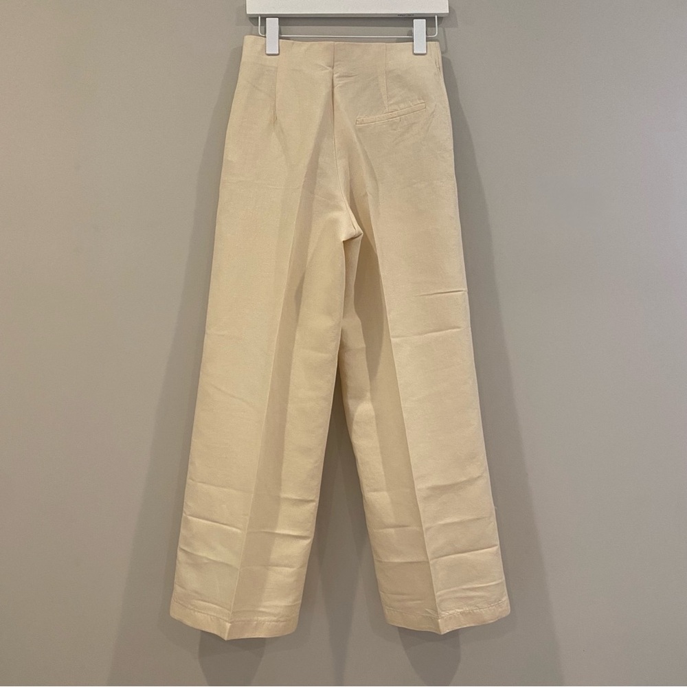 Zara Linen Blend Pants (hemmed) - Picture 3 of 5